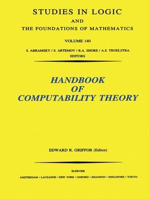 cover image of Handbook of Computability Theory